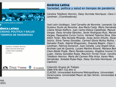 América Latina. Sociedad, política y salud en tiempos de pandemia