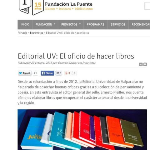 Editorial UV: El oficio de hacer libros