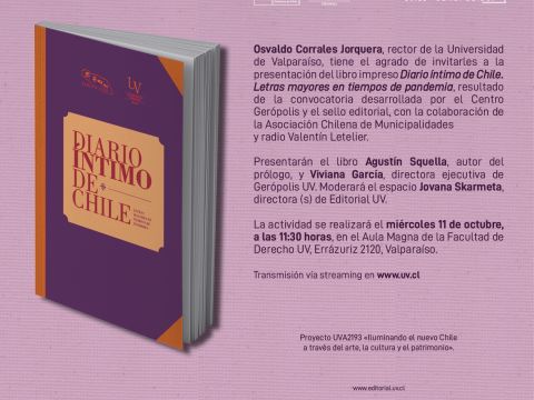 Presentación libro «Diario íntimo de Chile. Letras mayores en tiempos de pandemia»