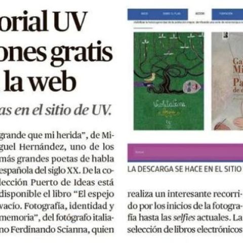 En el Dia de Libro, Editorial UV invita a descargar ediciones gratis desde su plataforma en la web