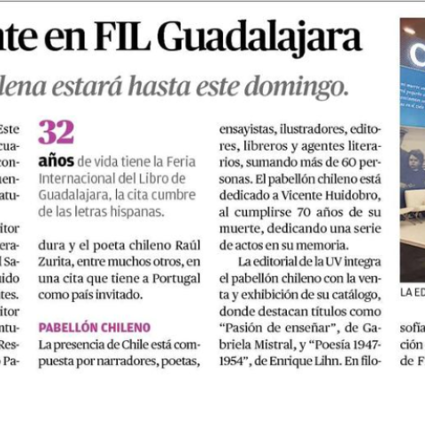Editorial UV presente en FIL Guadalajara