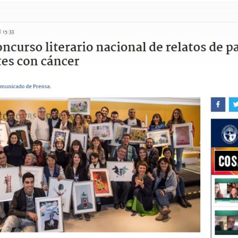 Lanzan concurso literario nacional de relatos de pacientes y expacientes con cáncer