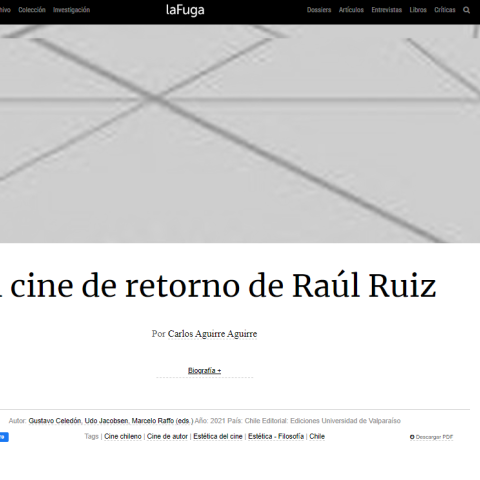 El cine de retorno de Raúl Ruiz