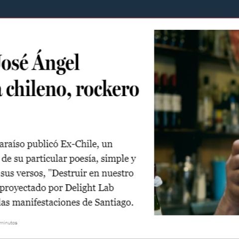 La antología de José Ángel Cuevas: el “poeta chileno, rockero y callejero”