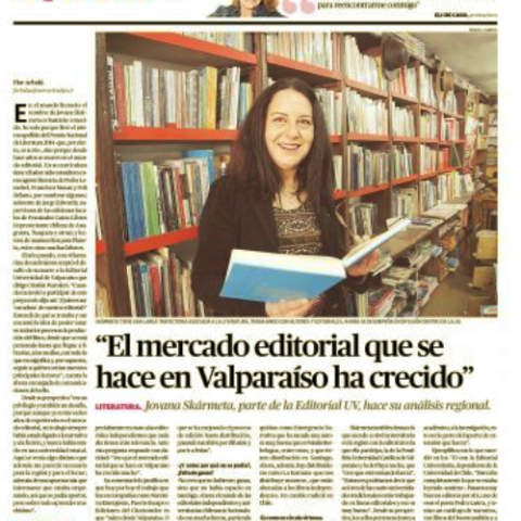 "El mercado editorial que se hace en Valparaíso ha crecido". Entrevista a Jovana Skarmeta.