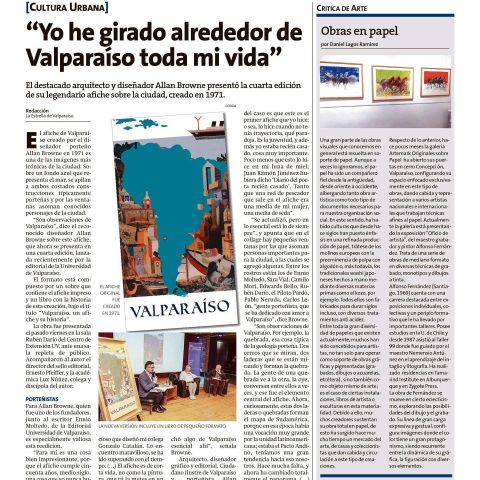 Allan Browne: «Yo he girado alrededor de Valparaíso toda mi vida».