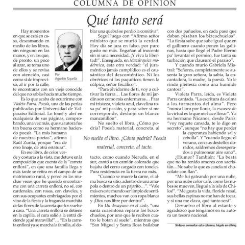 Columna de Agustín Squella: Qué tanto será.