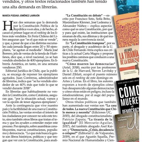 Auge en las ventas de libros políticos revela interés ciudadano