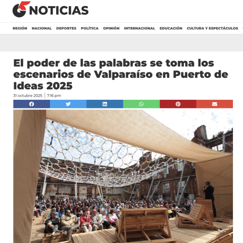 El poder de las palabras se toma los escenarios de Valparaíso en Puerto de Ideas 2025