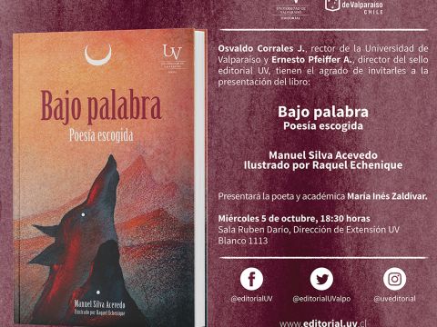 Presentación de libro «Bajo palabra» de Manuel Silva Acevedo