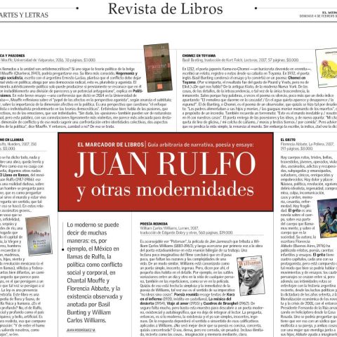 Guía arbitraria de narrativa, poesía y ensayo