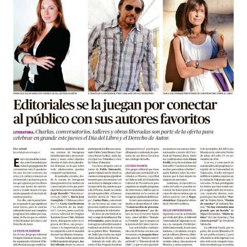 Editoriales se las juegan por conectar al público con sus autores favoritos