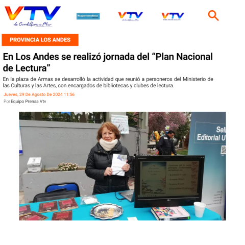 En Los Andes se realizó jornada del “Plan Nacional de Lectura”