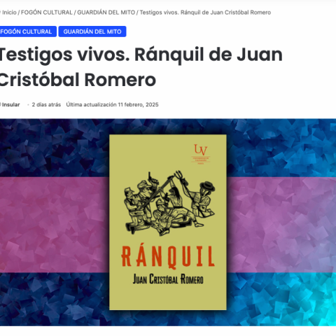 Testigos vivos. Ránquil de Juan Cristóbal Romero