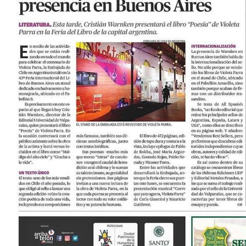 Editorial de la UV marca presencia en Buenos Aires