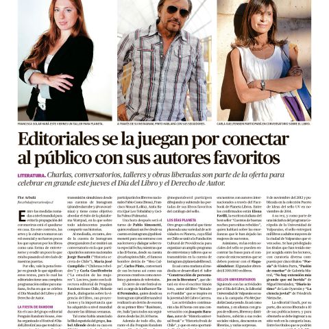 Editoriales se las juegan por conectar al público con sus autores favoritos