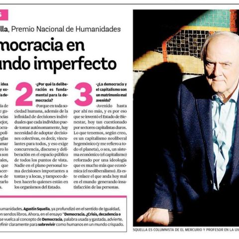 Agustín Squella. La democracia en un mundo imperfecto