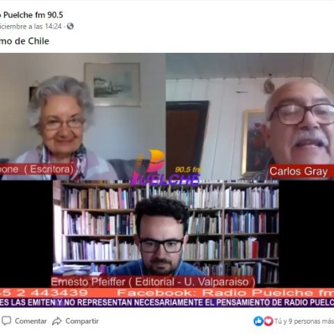Entrevista a Ernesto Pfeiffer y Luz Volpone sobre el libro digital "Diario íntimo de Chile"