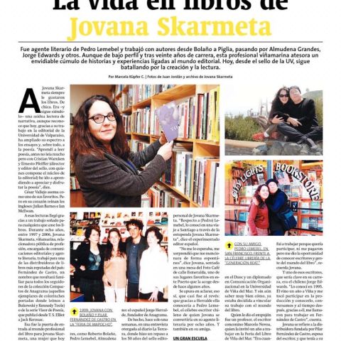 La vida en libros de Jovana Skarmeta