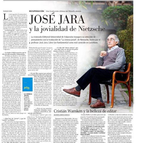 José Jara y la jovialidad de Nietzsche