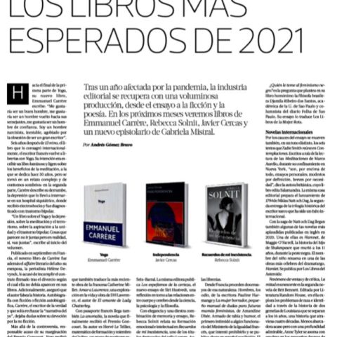 Los libros más esperados de 2021