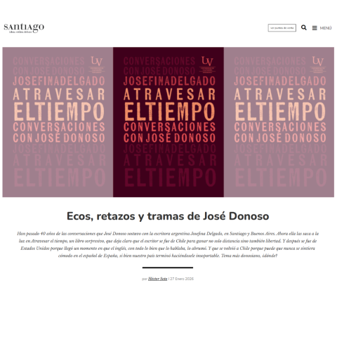 Ecos, retazos y tramas de José Donoso, por Héctor Soto